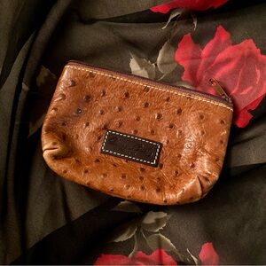 Dooney & Burke Brown Leather Pouch